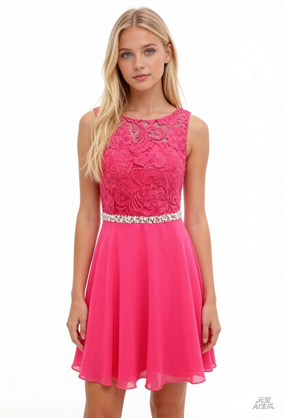 Knee Length Bridesmaid Dress