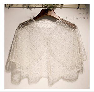 Crystal Beading Wedding Wrap