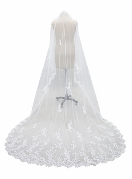 Cathedral Length Ivory Veil