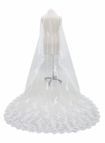 Cathedral Length Ivory Veil