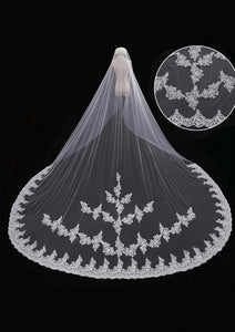 Lace Cathedral Wedding Veil