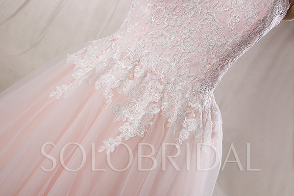 Baby Pink Wedding Dress