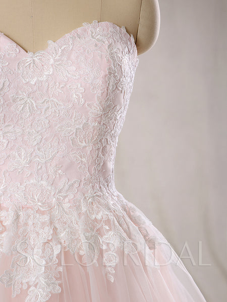 Baby Pink Wedding Dress