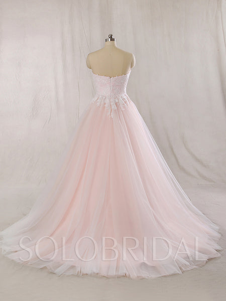 Baby Pink Wedding Dress