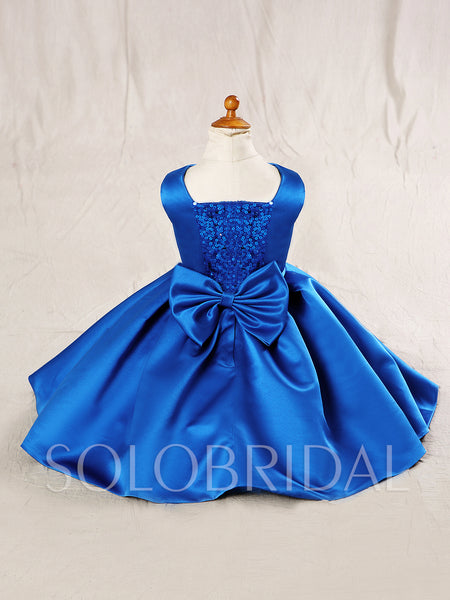 Satin and Sequin Flower Girl Dress