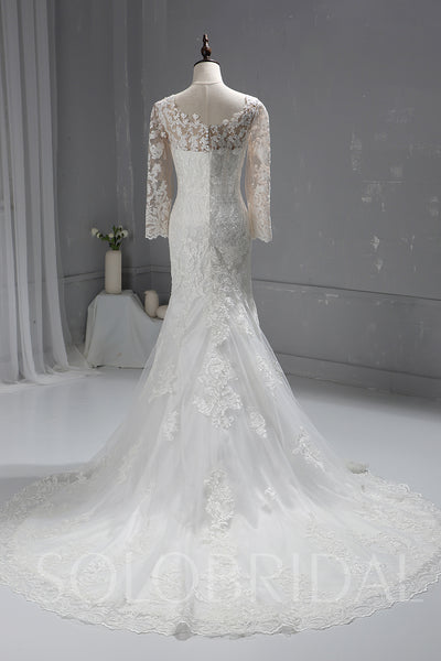 Lace Mermaid Style Wedding Dress