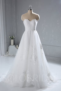 Ivory Small A Line Wedding Dress