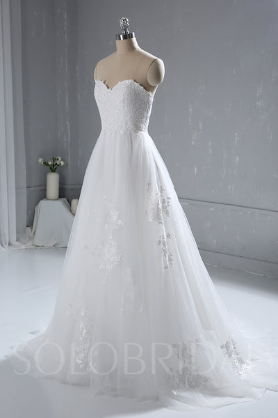 Ivory Small A Line Wedding Dress