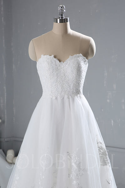 Ivory Small A Line Wedding Dress