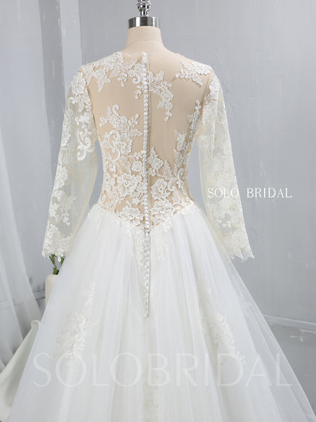 Lace Tulle Bodice and Skirt Wedding Dress
