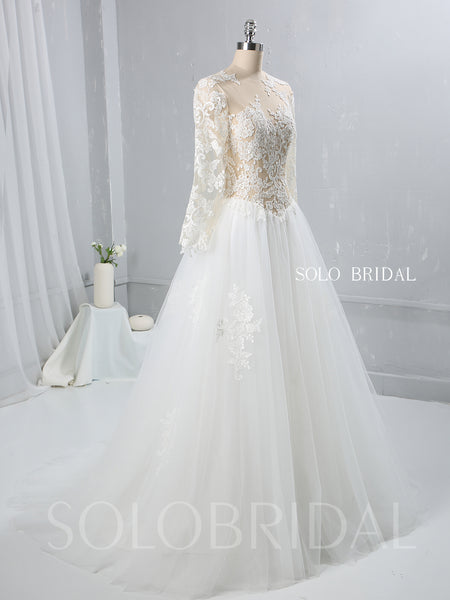 Lace Tulle Bodice and Skirt Wedding Dress