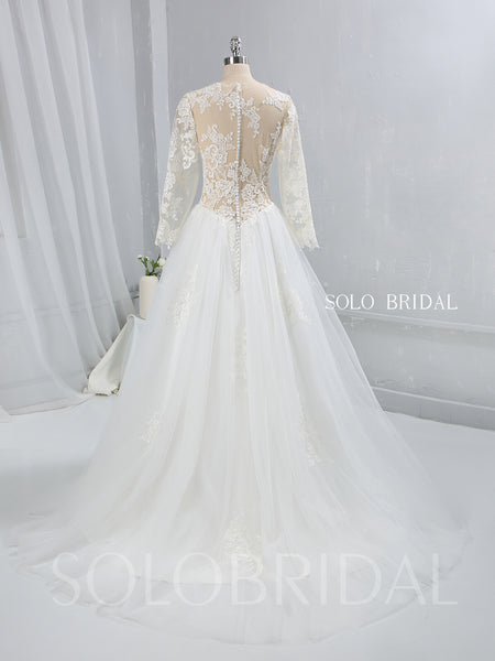 Lace Tulle Bodice and Skirt Wedding Dress