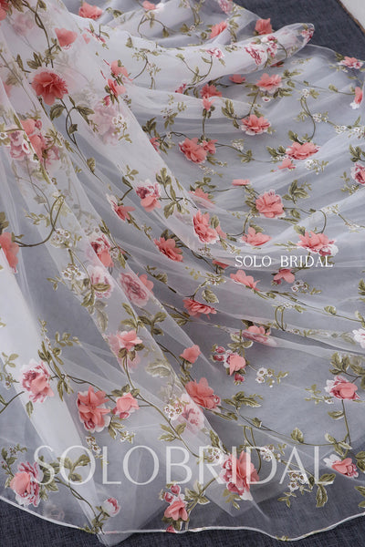 Tutu Skirt Flower Girl Dress with Long Back