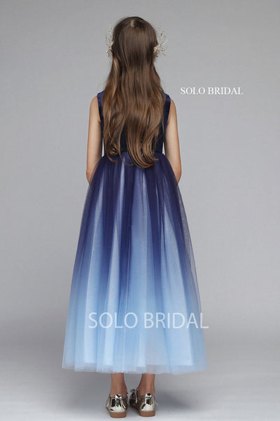 Velvet Top Flower Girl Dress