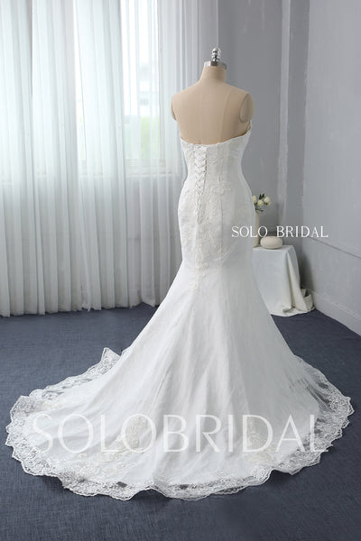 Strapless Sweetheart Mermaid with Court Train