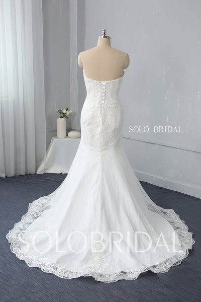 Strapless Sweetheart Mermaid with Court Train