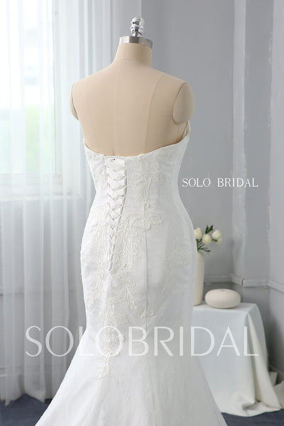 Strapless Sweetheart Mermaid with Court Train