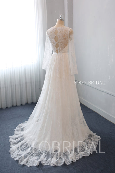 Sweetheart A Line Wedding Dress with Sweep Train