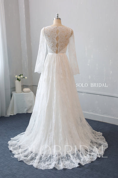 Sweetheart A Line Wedding Dress with Sweep Train