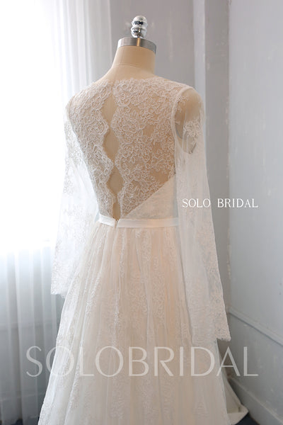 Sweetheart A Line Wedding Dress with Sweep Train