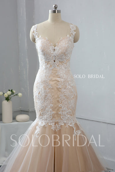 Sweetheart Mermaid Split Side Wedding Dress